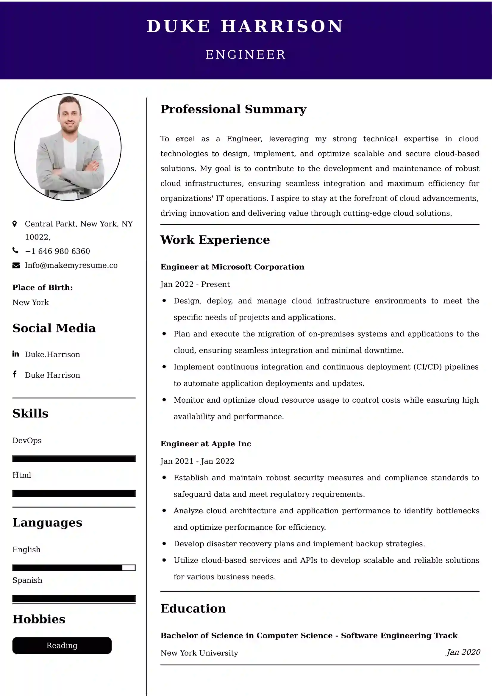 Engineer Resume Examples for UK Jobs - Tips and Guide